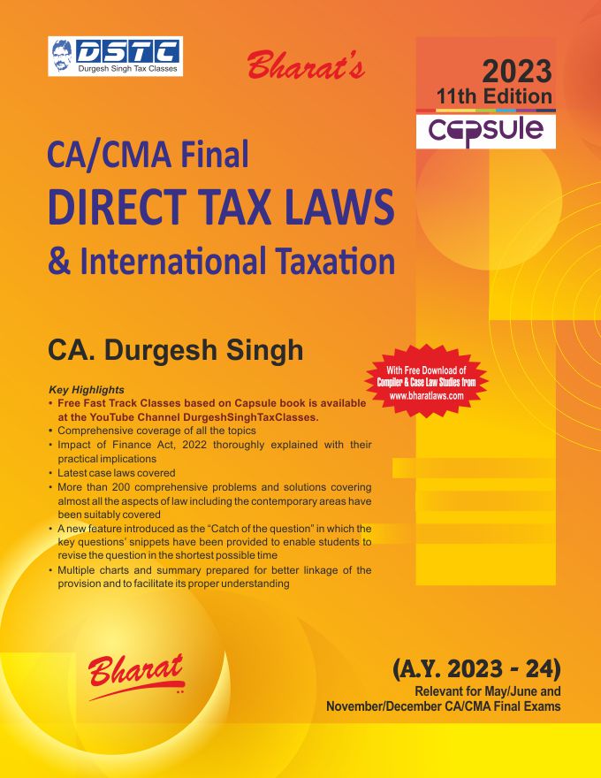 Capsule - Direct Tax Laws & International Taxation 